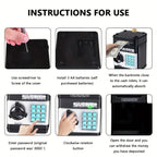 Number Bank Coin & Bill Safe