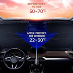 وداعاً للمقاعد الحارقة والمقود الساخن! ☀️ Keeps Your Car Cool & Protects Interior from UV Damage