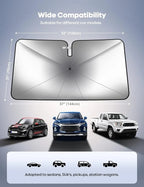 وداعاً للمقاعد الحارقة والمقود الساخن! ☀️ Keeps Your Car Cool & Protects Interior from UV Damage