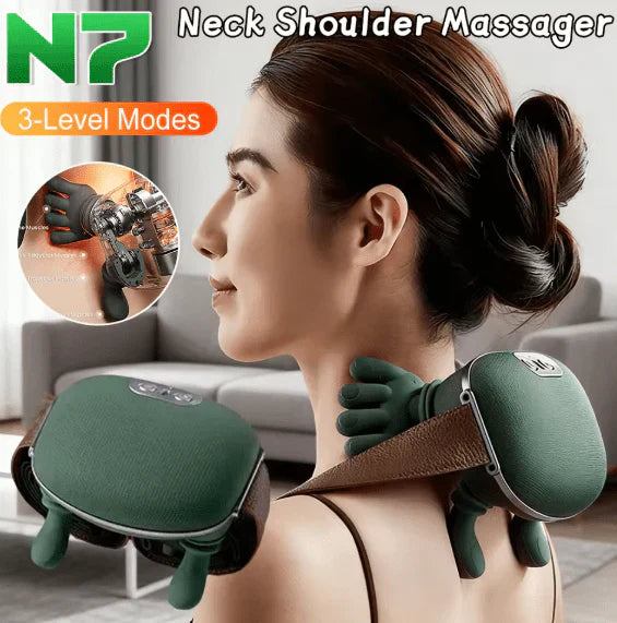 Electric Shoulder & Neck Massager – Heat & Muscle Relaxation